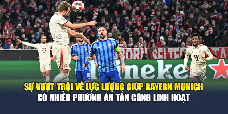 Soi Kèo Bóng Đá Bayern Munich vs Auckland City Từ rugbyunion.us.com 2 Sự vượt trội về lực lượng giúp Bayern Munich có nhiều phương án tấn công linh hoạt
